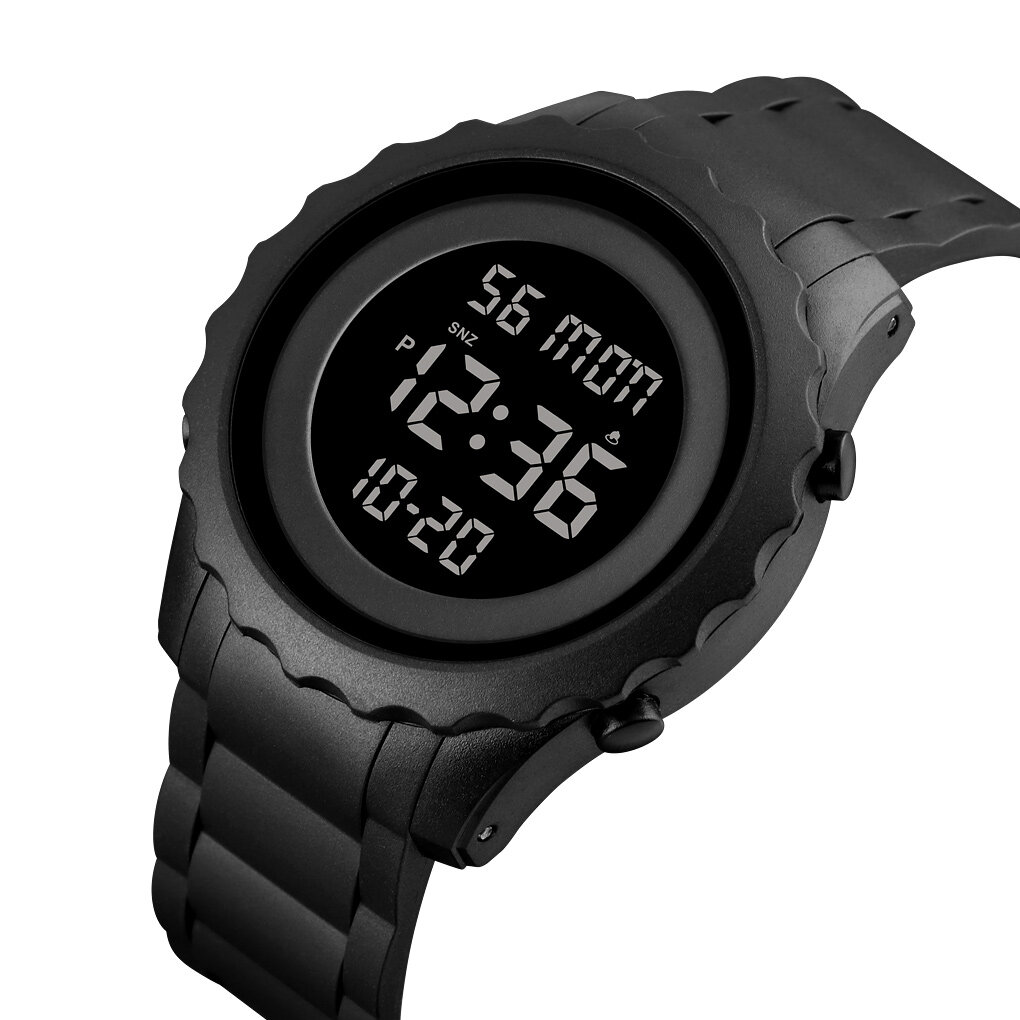 SKMEI 1631 Sport Men Watch Date Week Luminous Display Stopwatch Countdown Waterproof Outdoor Digital