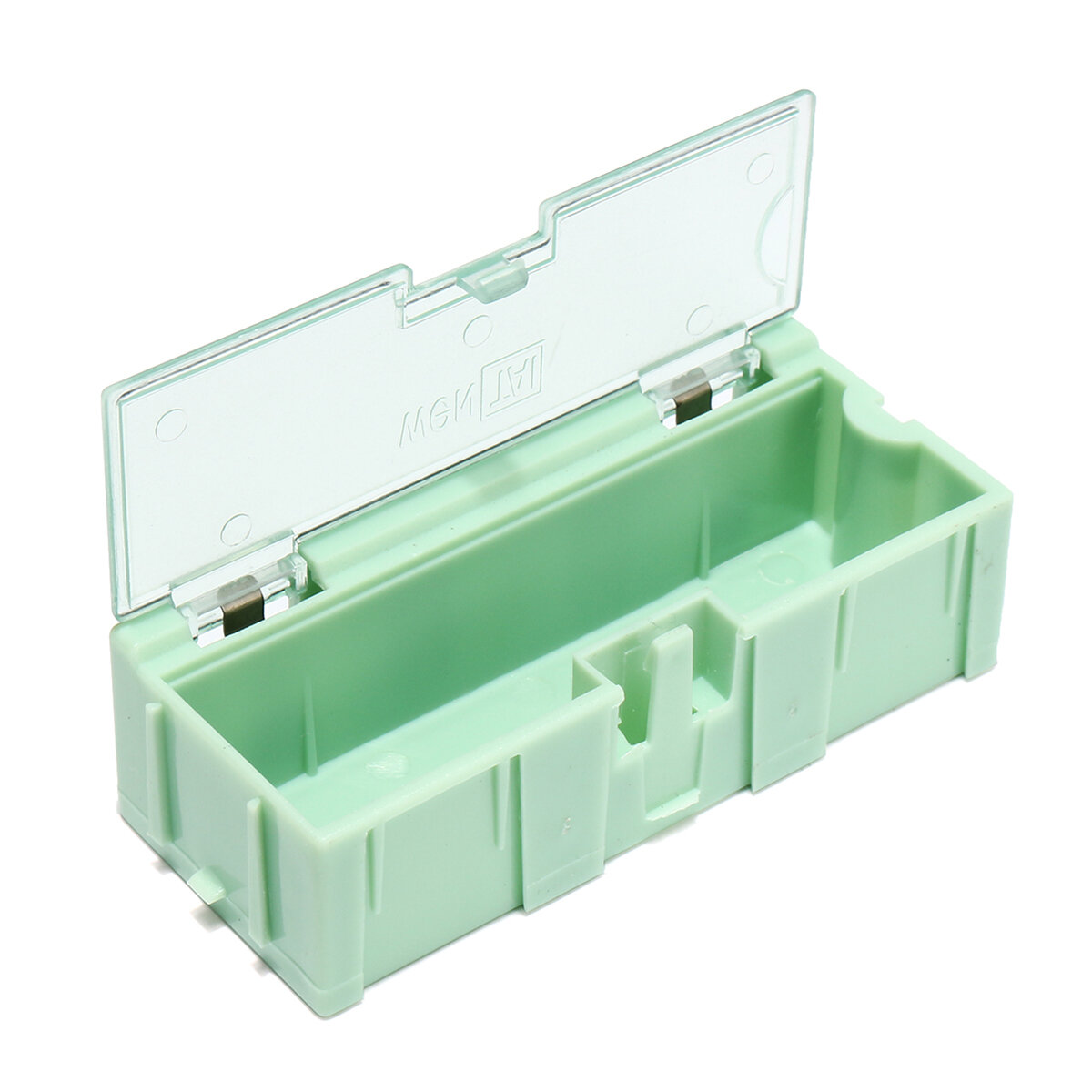 10 stks SMT SMD Kit Lab Chip Componenten Tool Schroef Opbergdoos Case Plastic Groen