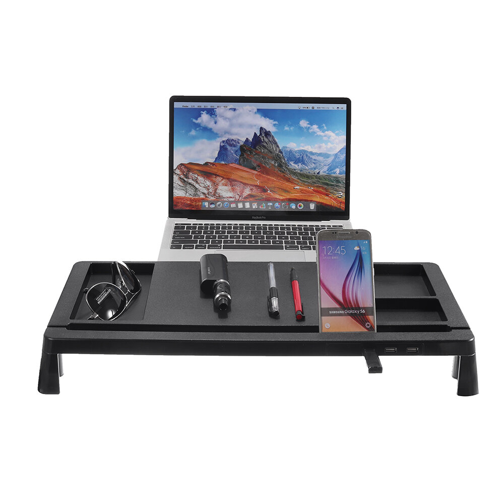 Monitor Laptop Stand Muti-functie Organiser Met USB-hub