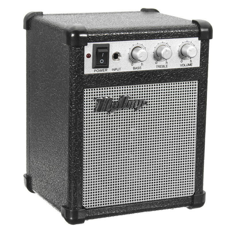 4 Inch Micro Portable 5watt Battery Powered Guitar Amp Amplifier 4 ohms with USB