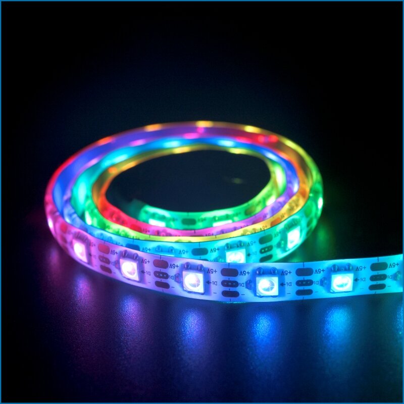 

M5Stack® 0.5M 50mm Digital RGB LED Weatherproof Strip SK6812 Programmable Flexible Ribbon Waterproof RGB LED Lighting De