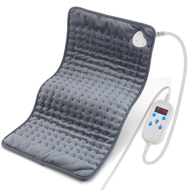 Elektryczna poduszka grzewcza do ciała z 9-stopniową regulacją temperatury i minutnikiem do fizjoterapii w celu złagodzenia bólu ramion, szyi, pleców, kręgosłupa i nóg, rozluźniająca mięśnie w zimie.