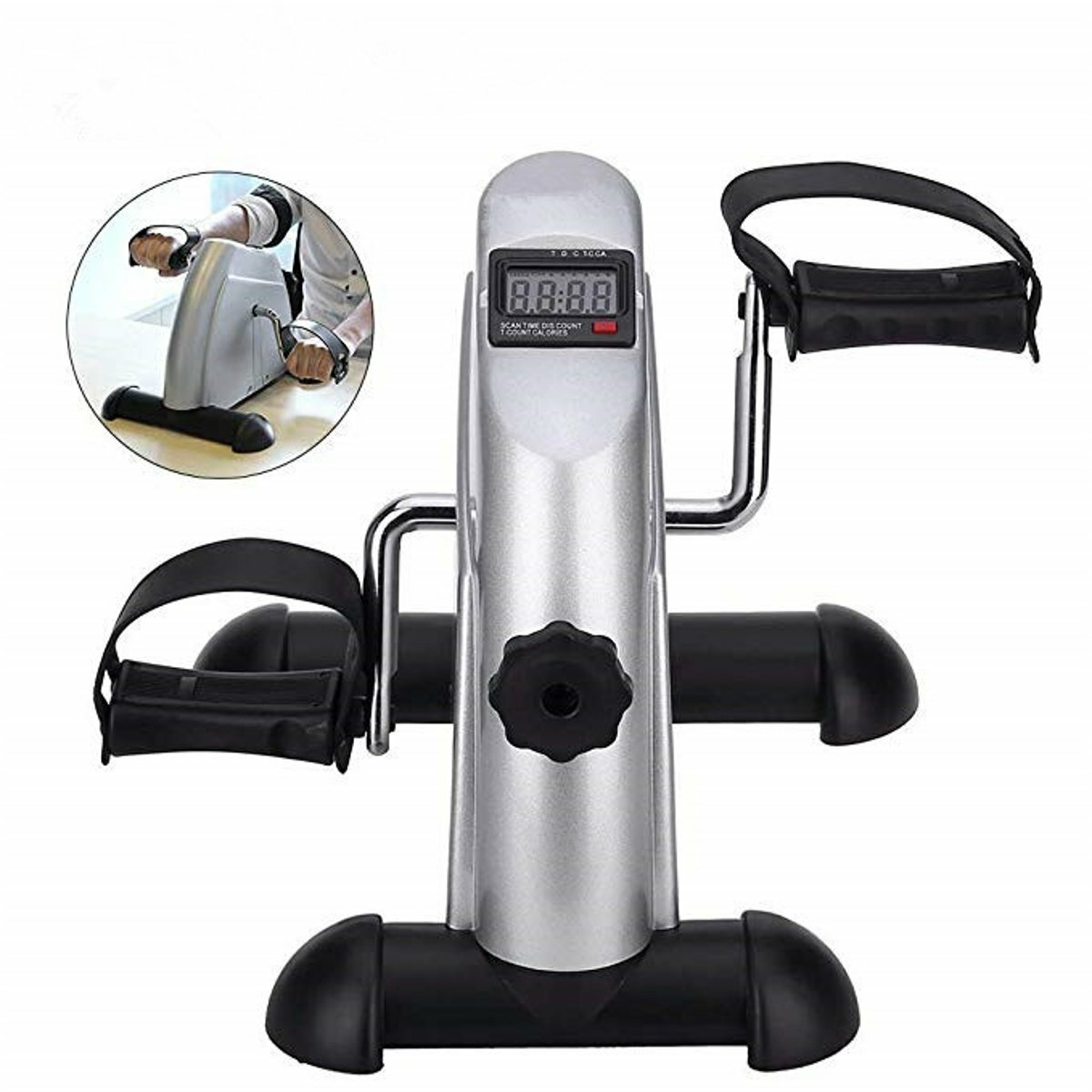 Lcd-scherm Portable Pedal Bike Hands And Feet Trainer Mini Pedal Hometrainer voor Home Fitness Body Shaping