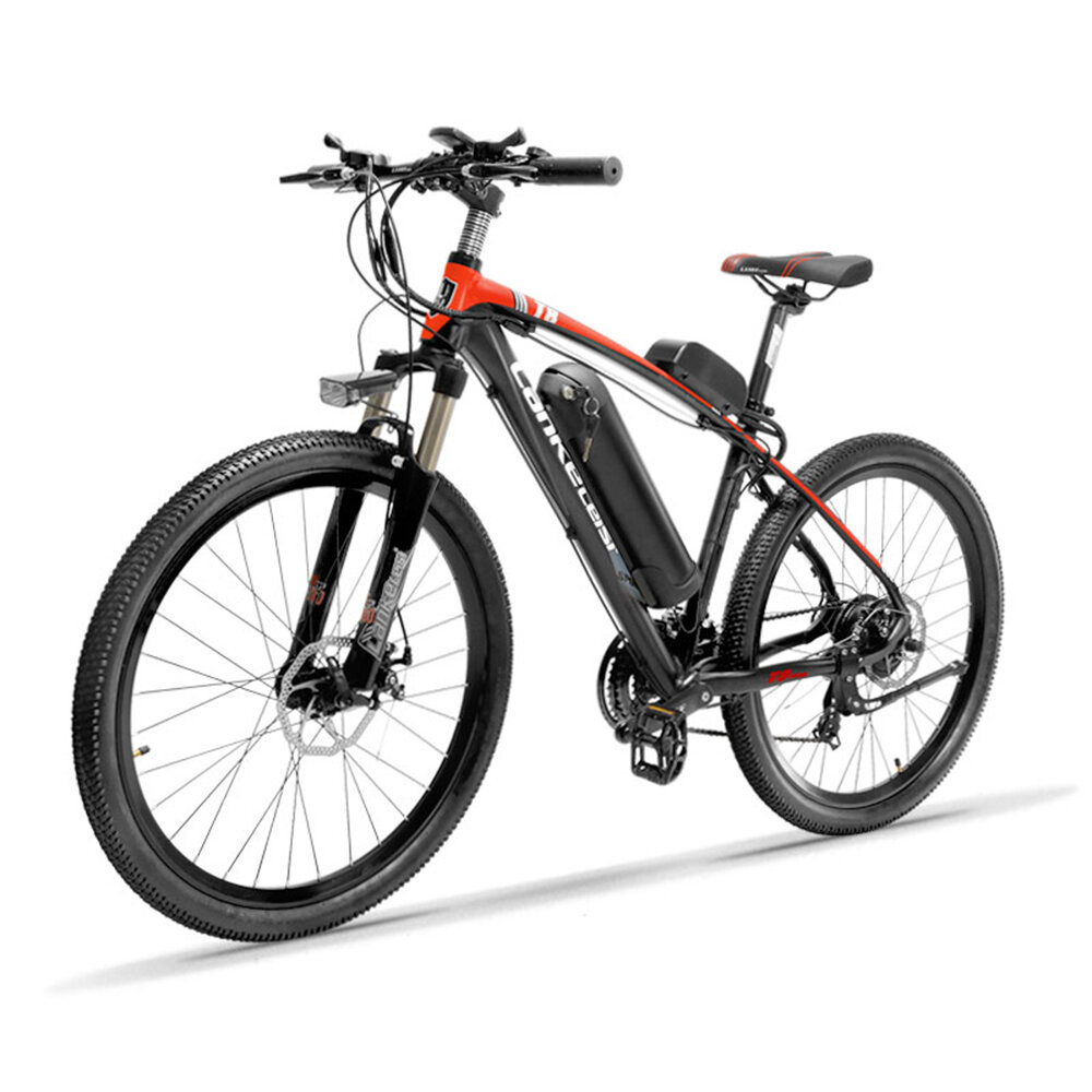 LANKELEISI T8 10.4Ah 48V 400W Folding Moped Bicycle 26Inch 100Km Mileage Max Load 120kg With EU Plug Electric Bike