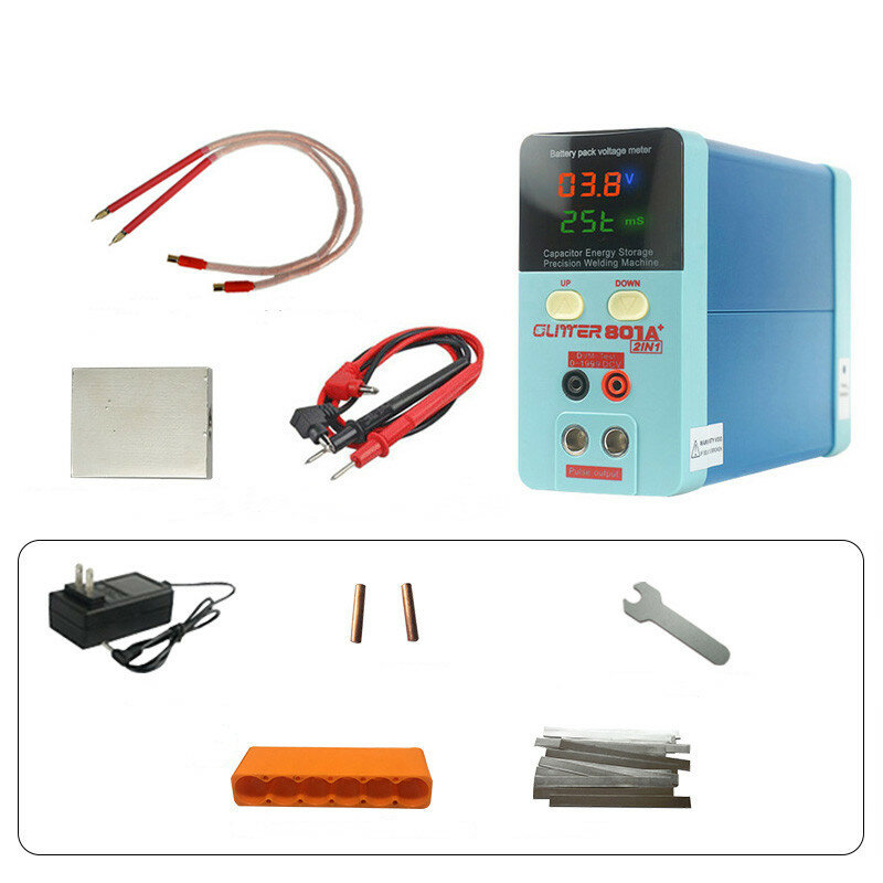 SUNKKO 11.3KW Handheld Spot Welder Energy Storage Type with 70A Test Voltage Function For Precision Spot Welding Home DI
