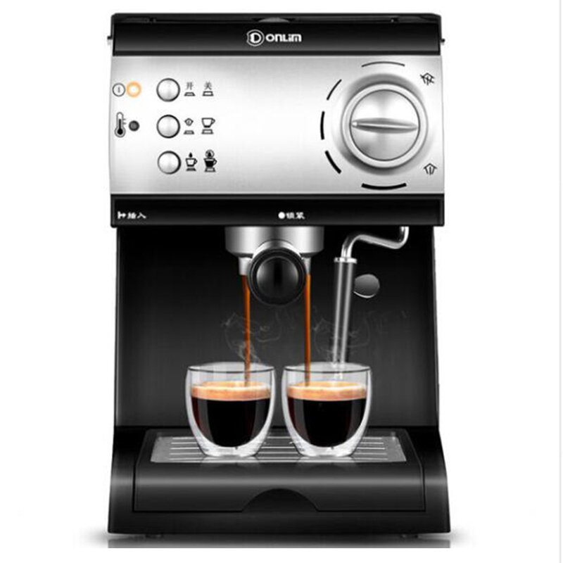 Donlim DL-KF6001 850W全自動コーヒーマシンスチームミルクフォームインスタントホームコマーシャル