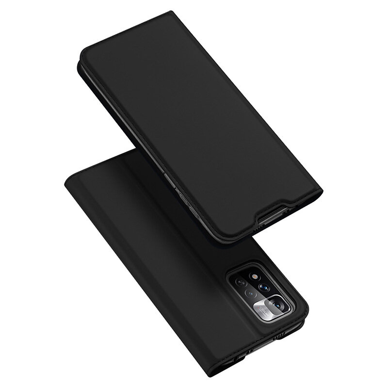 DUX DUCIS voor Xiaomi Note 11 5G/ Poco M4 Pro 5G Hoesje Flip Magnetisch met kaartsleuf Standaard Sch
