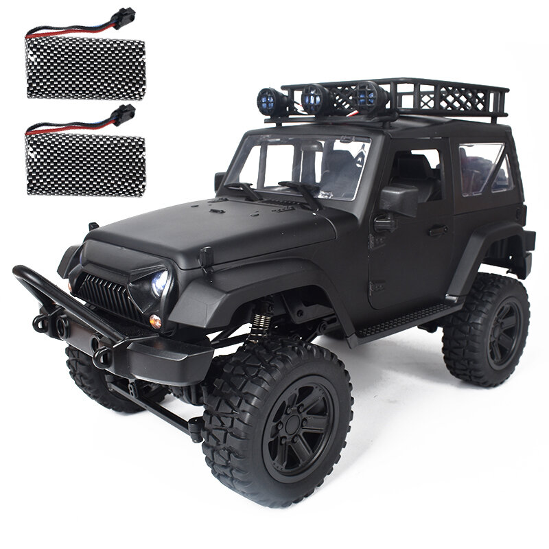 

JY66 1/14 2.4Ghz 4WD RC Car For Jeep Off-Road Vehicles With LED Light Climbing Truck RTR Model Two Battery
