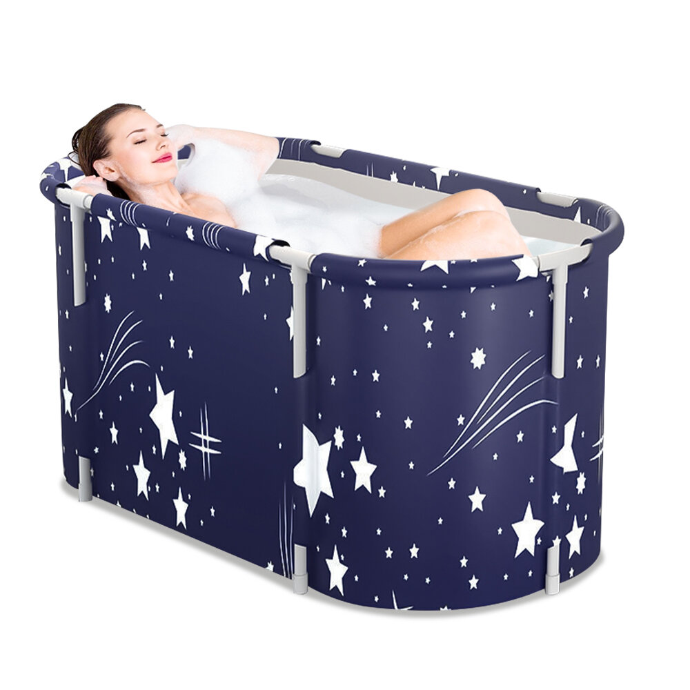 118x55x50cm Folding Bathtub Water Tub Indoor Outdoor Portable Adult Separate Soaking Spa Bath Bucket