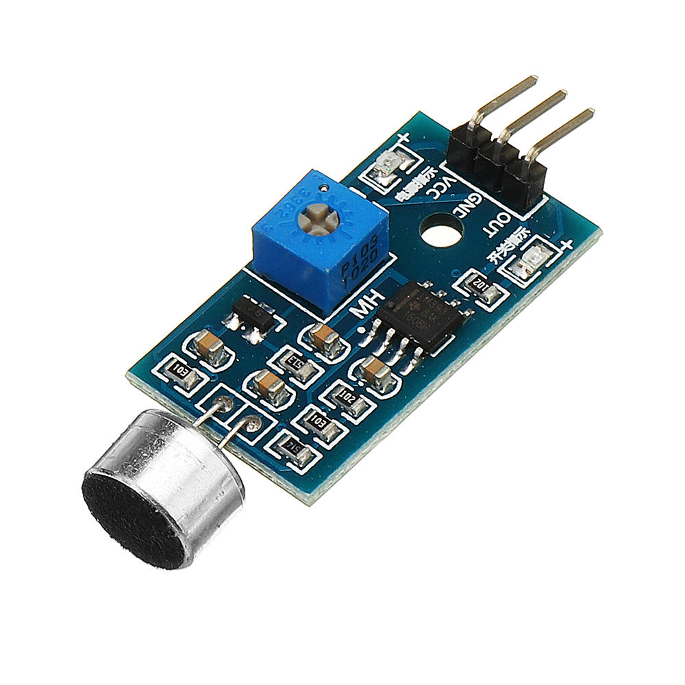 

3Pcs Voice Detection Sensor Module Sound Recognition Module High Sensitivity Microphone Sensor Module DC 3.3V-5V
