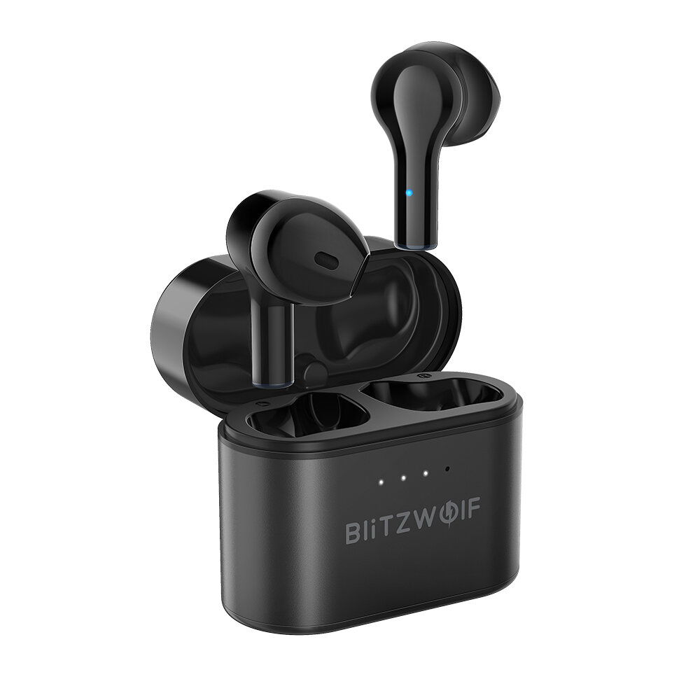 

BlitzWolf® BW-FYE9 TWS Wireless Earbuds bluetooth 5.0 Earphone Half In-ear QCC3020 CVC8.0 DSP Noise Reduction Low Latenc