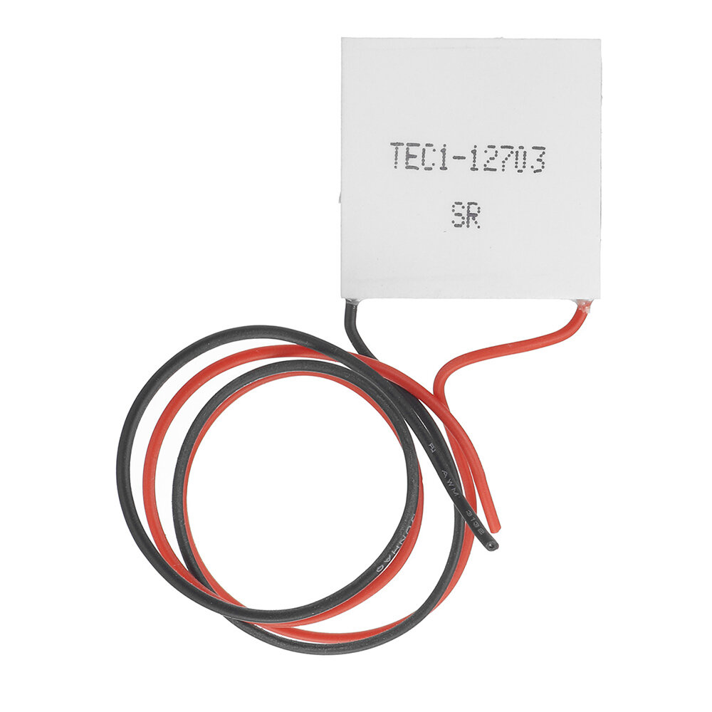 

TES1-12703 12V Heatsink Cooling Peltier TEC Semiconductor Thermoelectric Cooler 30mm*30mm