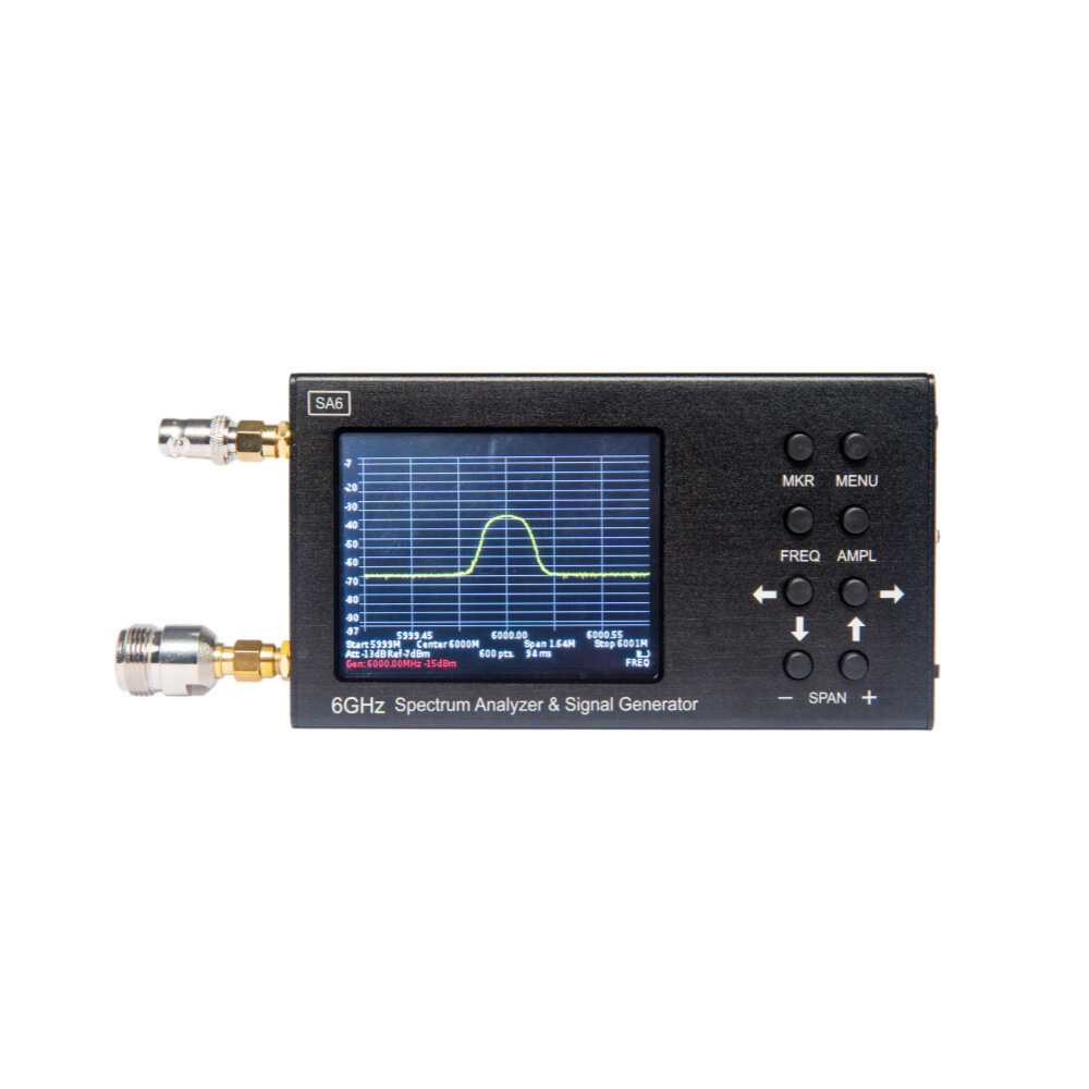

SA6 6G Portable Spectrum Analyzer Wi-Fi CDMA Laboratory 35-6200Mhz Signal Generator Tester
