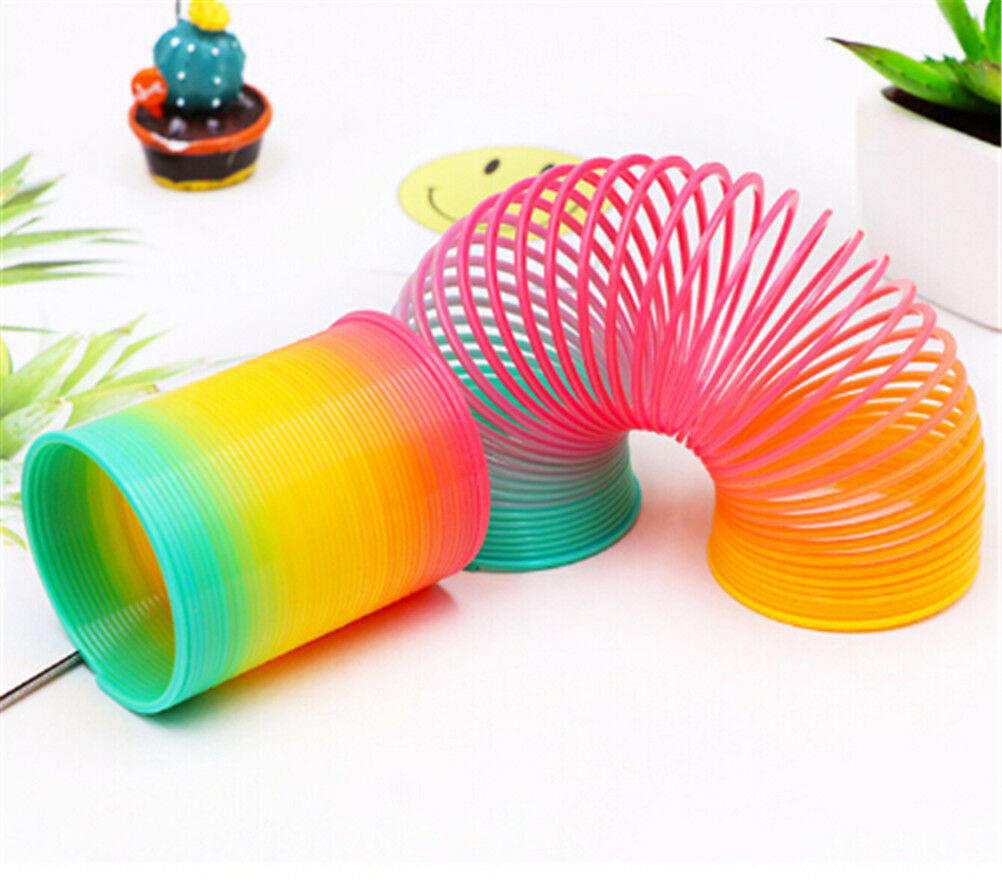 plastic rainbow magic spring