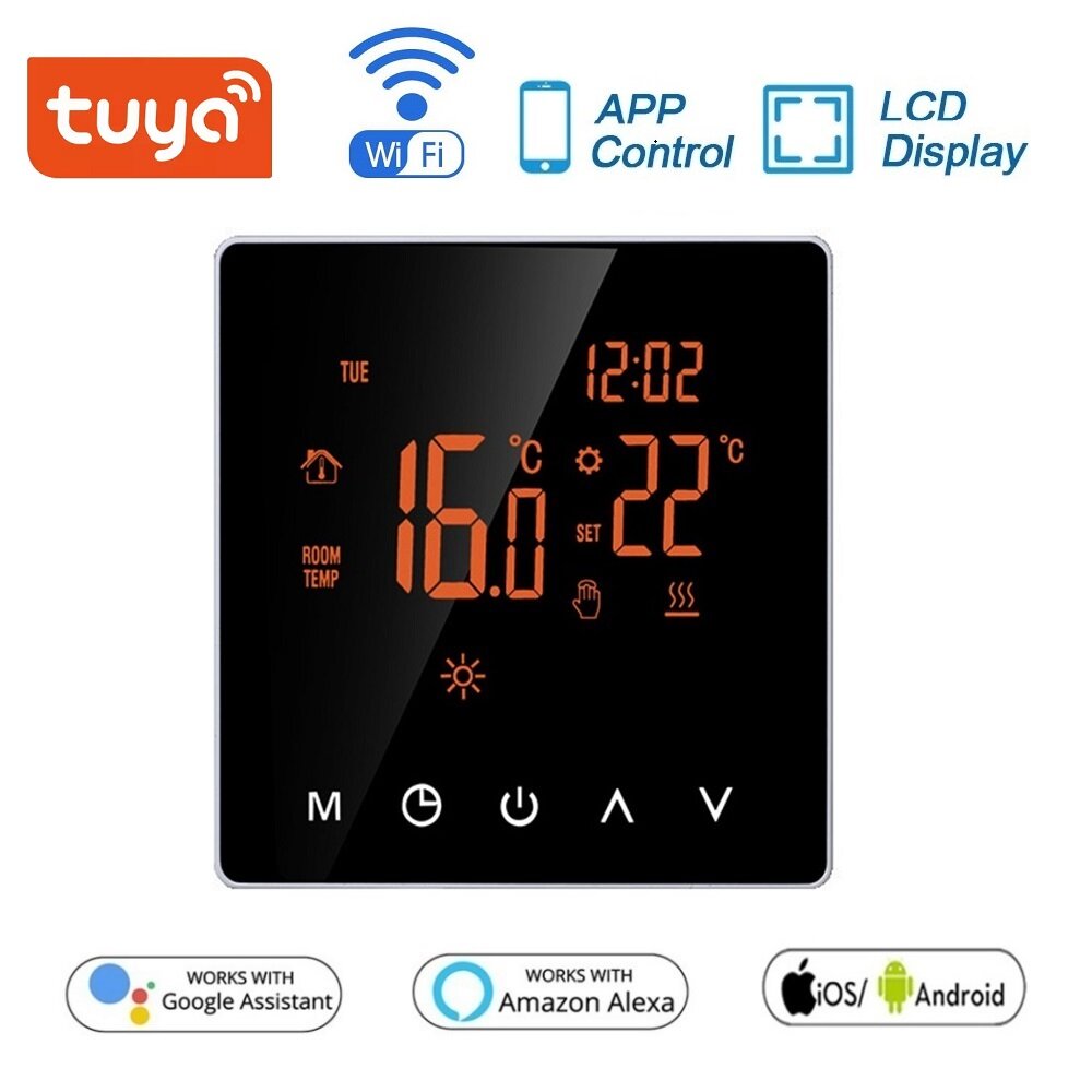 

Minco ME81H Tuya WiFi Smart Thermostat APP Control Temperature Controller For Electric Floor Heating Water/Gas Boiler Wo