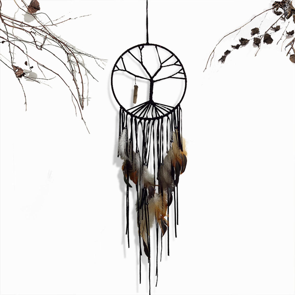 Handmade Dream Catcher with Feather Wall Car Hanging Decoration Ornament Gift