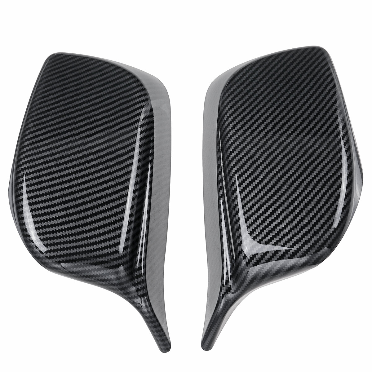 Voor BMW E60 E61 2003-2008 M Stijl Carbon Fiber Look Vervanging Zijspiegel Cover Caps: