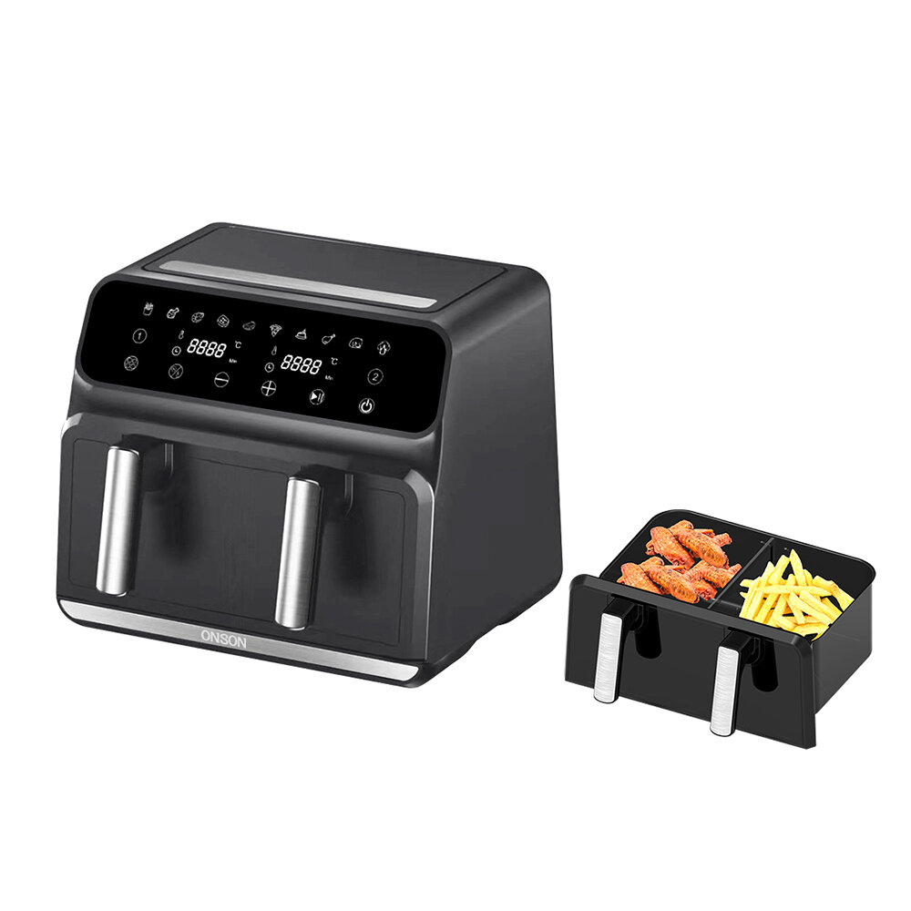 best price,801d,double,chamber,air,fryer,8l,eu,coupon,price,discount