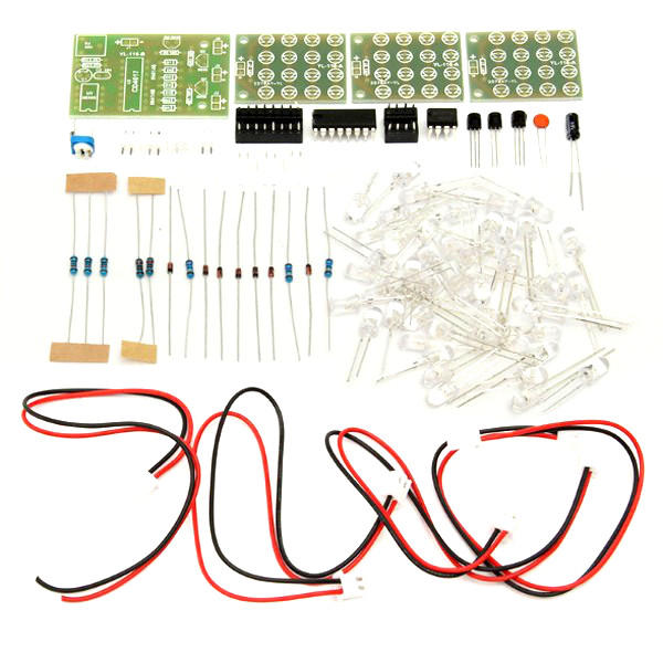DIY CD4017+ne555 Strobe Module Electronics Learning Kit