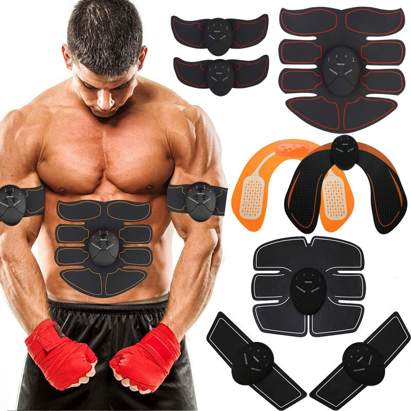 

Wireless EMS Abdominal Muscle Stimulator Arm Waist Body Smart Trainer Shaping Massage Patch Slimming Unisex Fitness Equi