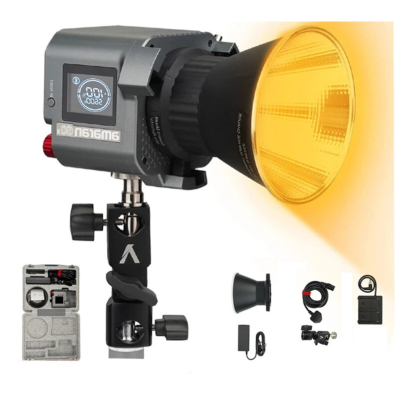 Aputure Amaran COB 60X 60D LED Video Light Studio LED Lamp 60W Photography Lighting For Camera Video