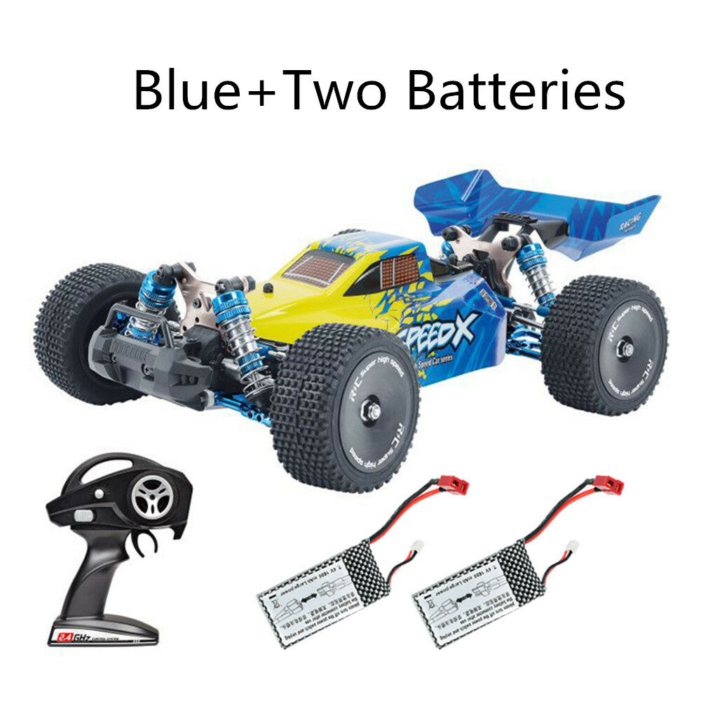 XLF F16 1/14 2.4GHz 4WD RTR Blue + 2 Battery