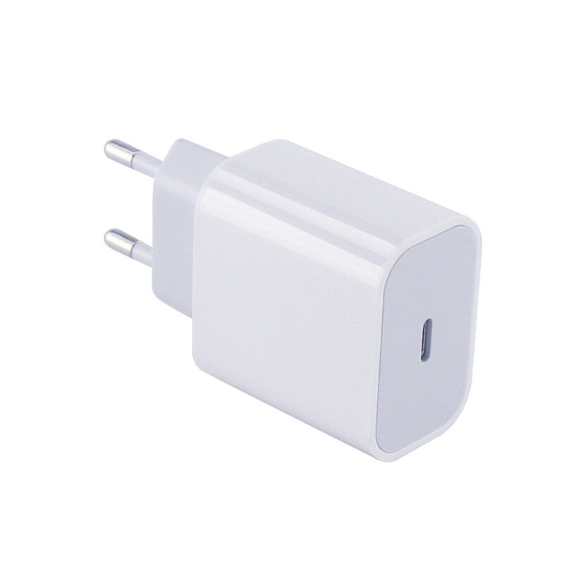 

PD20W 1-Port USB Charger 20W USB-C PD QC3.0 Fast Charging Wall Charger Adapter EU Plug US Plug UK Plug for iPhone 13 14