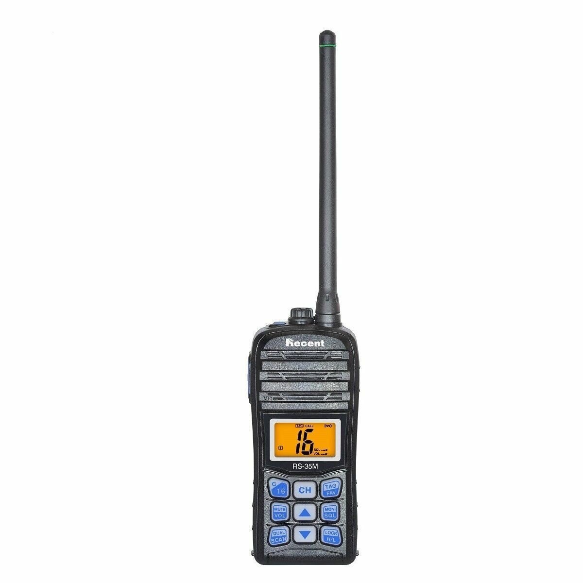 RECENTE RS-35M IPX7 VHF Handheld Marine Radio Waterdicht Float Automatische Walkie Talkie