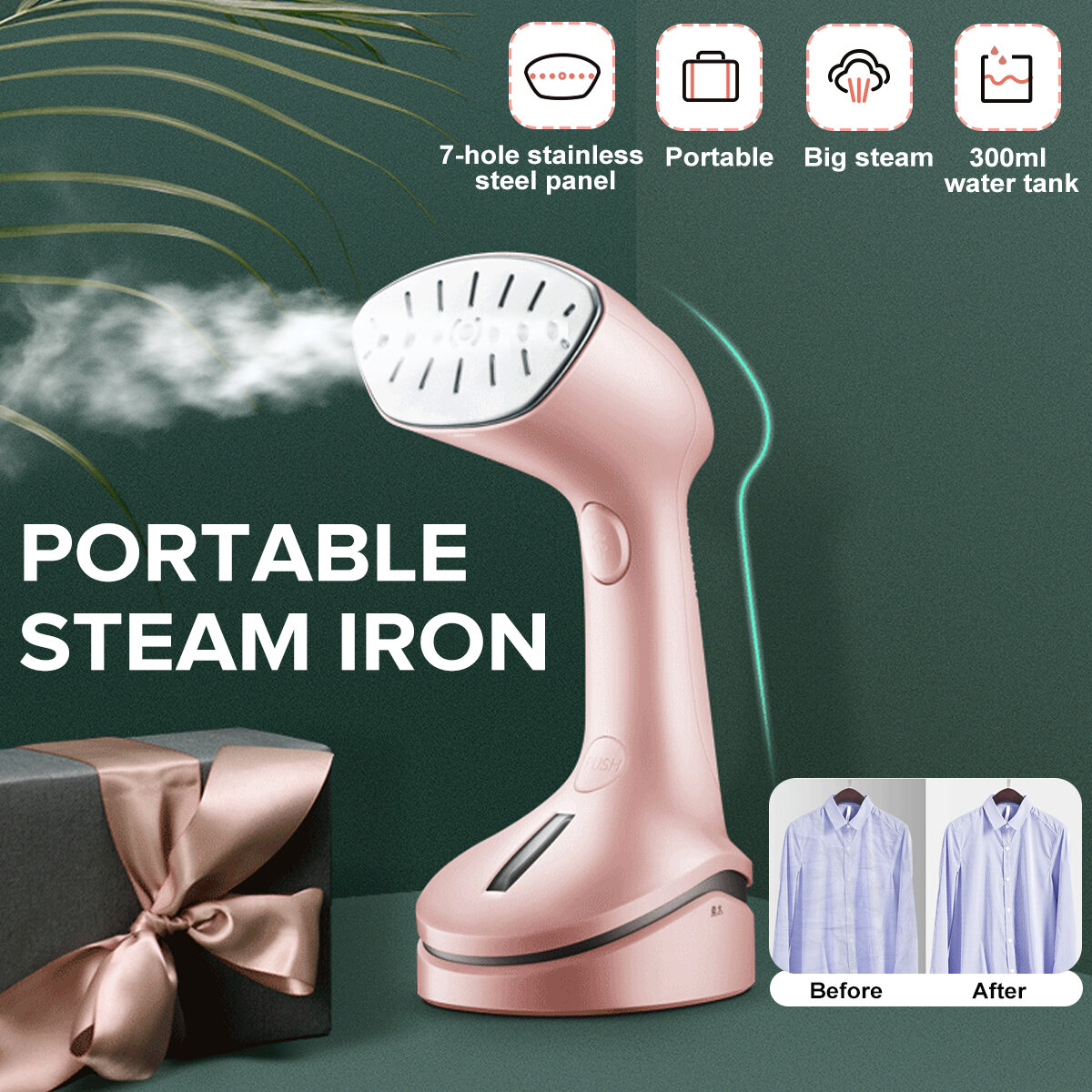 300ml Capacity High Temperature Handheld Garment Ironing Machine Portable Iron