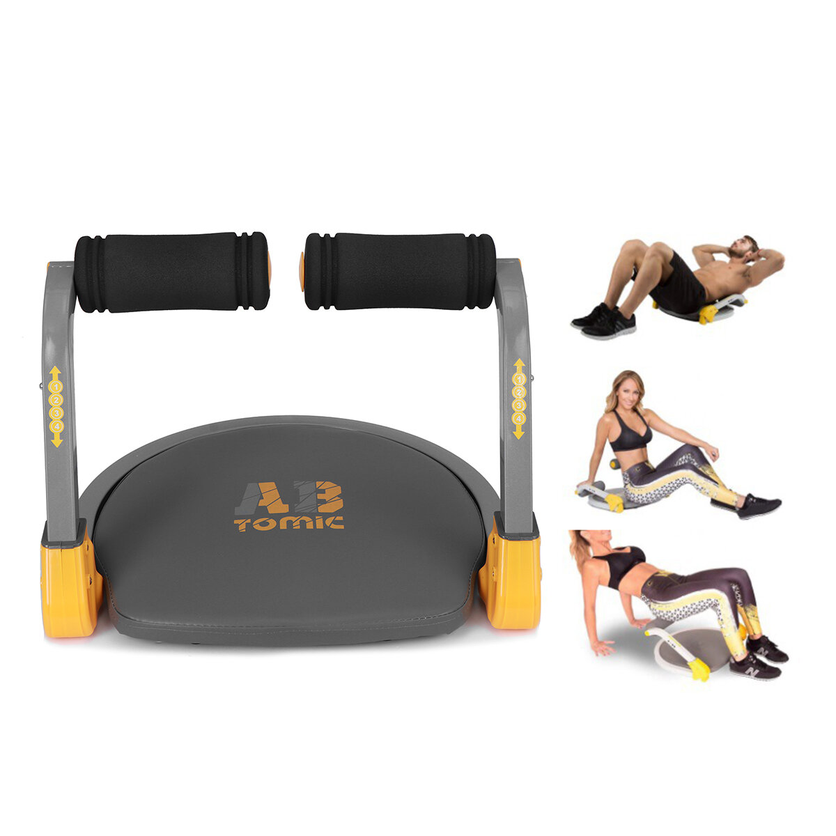 Sit-Up Multifunctional Home Fitness Equipment Ab Rollers Fashionable Lazy Man Beauty Waist And Stomach