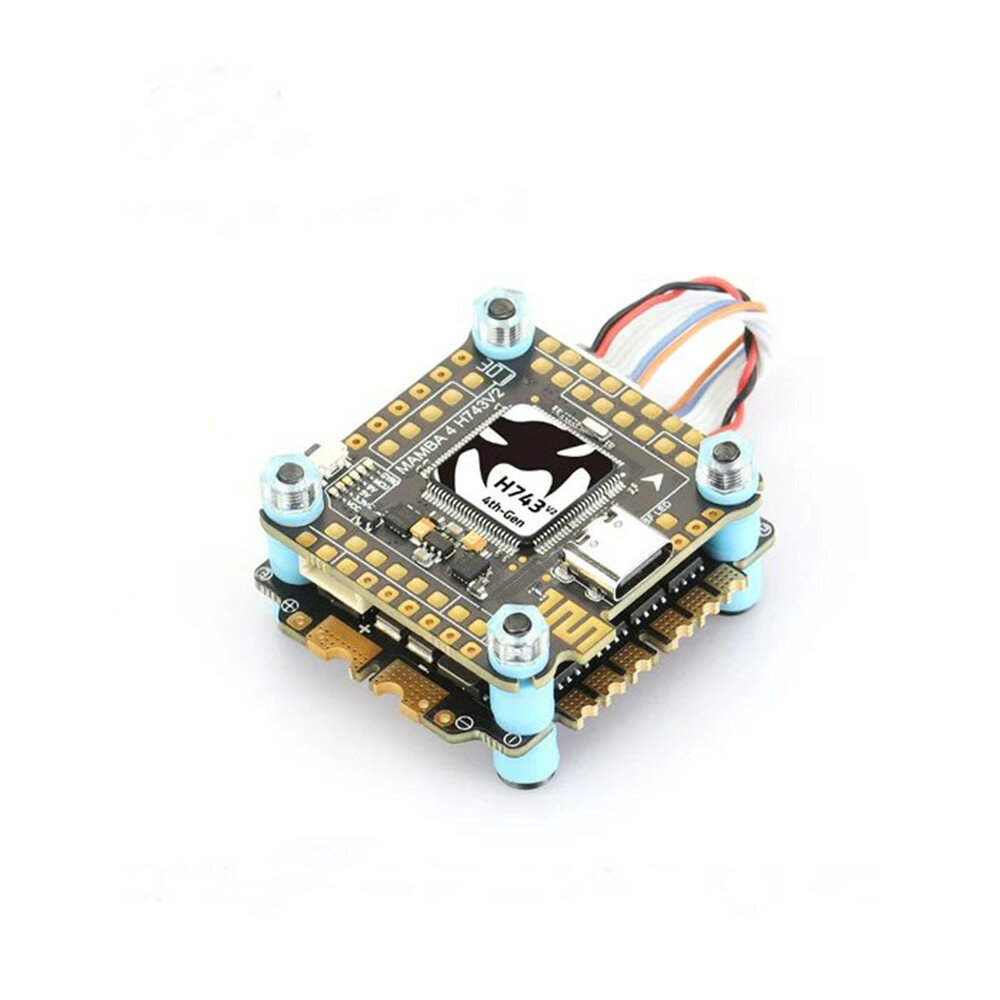 30*30mm MAMBA MK4 H743 V2 55A/65A 128K Flight Control Stack voor FPV Racing RC Drone