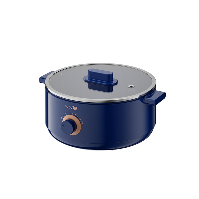 Media Bugu BG-H6 Electric Hot Pot 80W 2L Capacity Cooking Pot Household Multifunctional Frying Pot