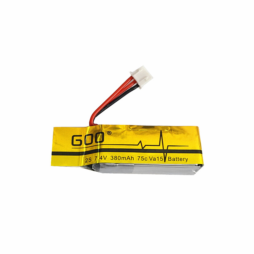 

2S 7.4V 380mAh 75C Lithium Battery for OMPHOBBY M1 6CH 3D Flybarless RC Helicopter