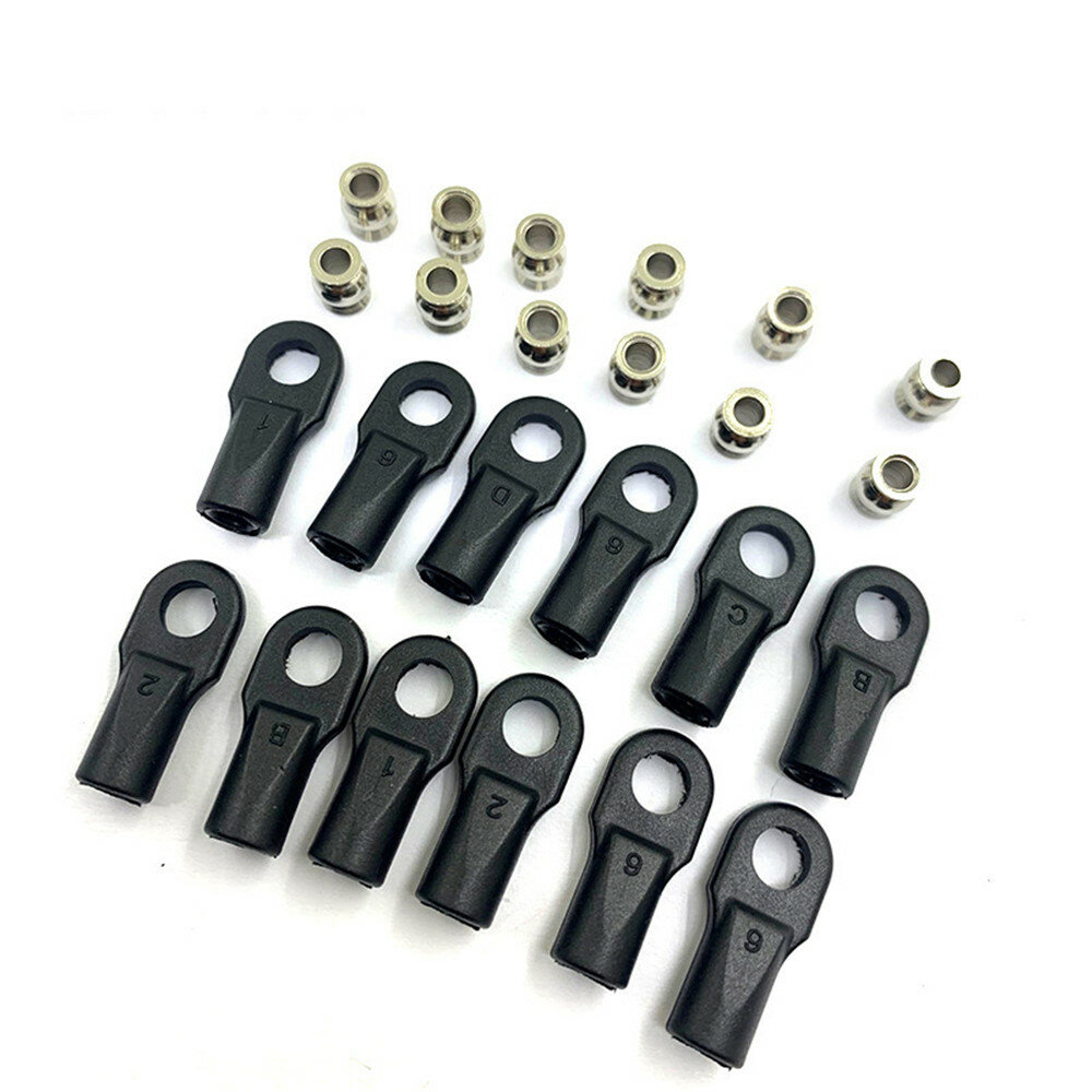12PCS Tie Rod Ends with Hollow Ball #5347 for 1/10 E-REVO REVO SUMMIT RC Crawler Truck Spare Parts
