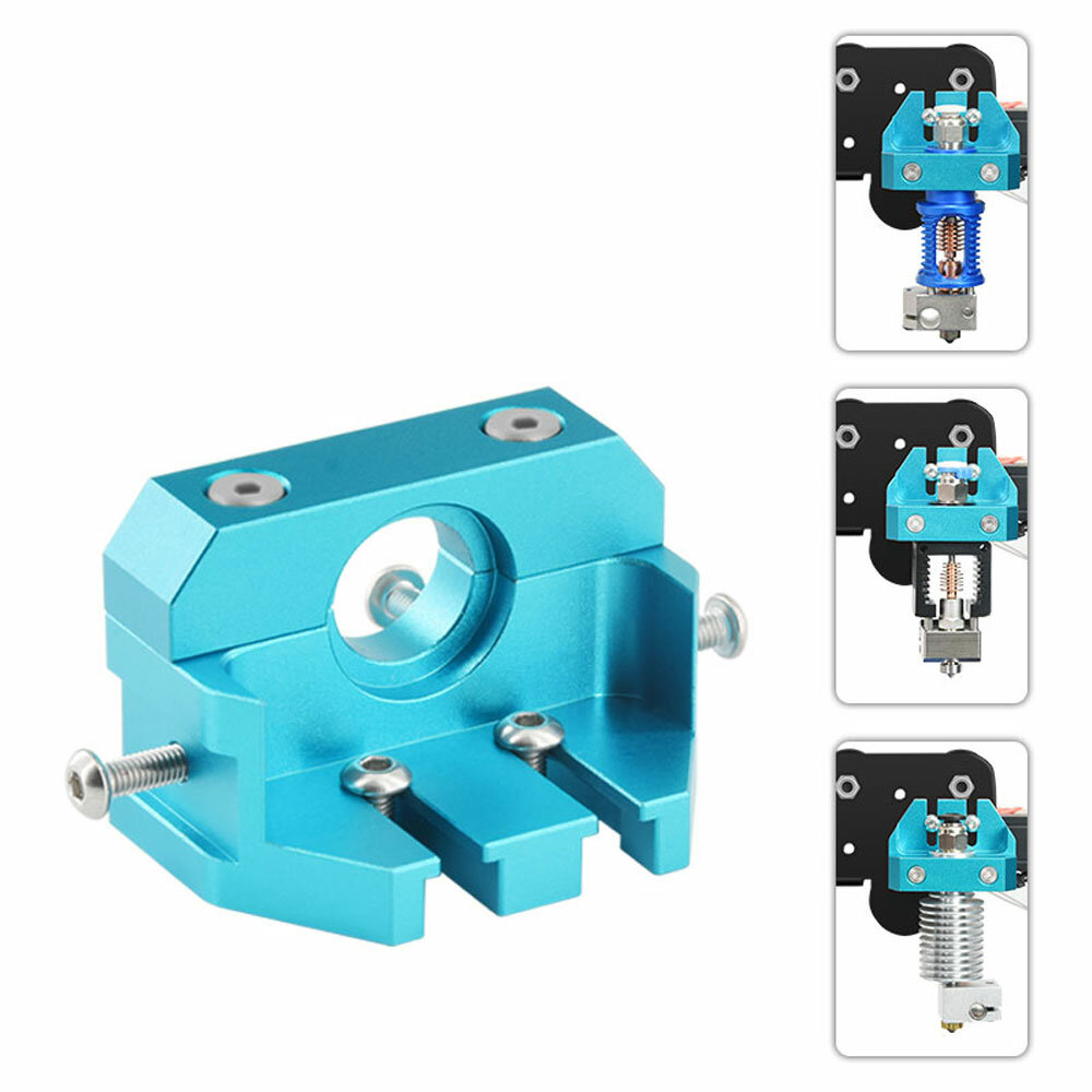 TWO TREES? E3D V6 blue hot end extrusion head mounting used for E3D hot end suitable for CR10S ENDER