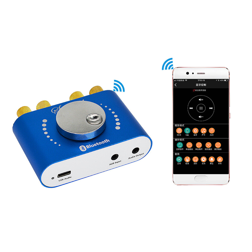XY-KA15H 12 V 24 V Bluetooth 5.0 Draadloze Audio Digitale eindversterker Stereo Board 20Wx2 Bluetoot