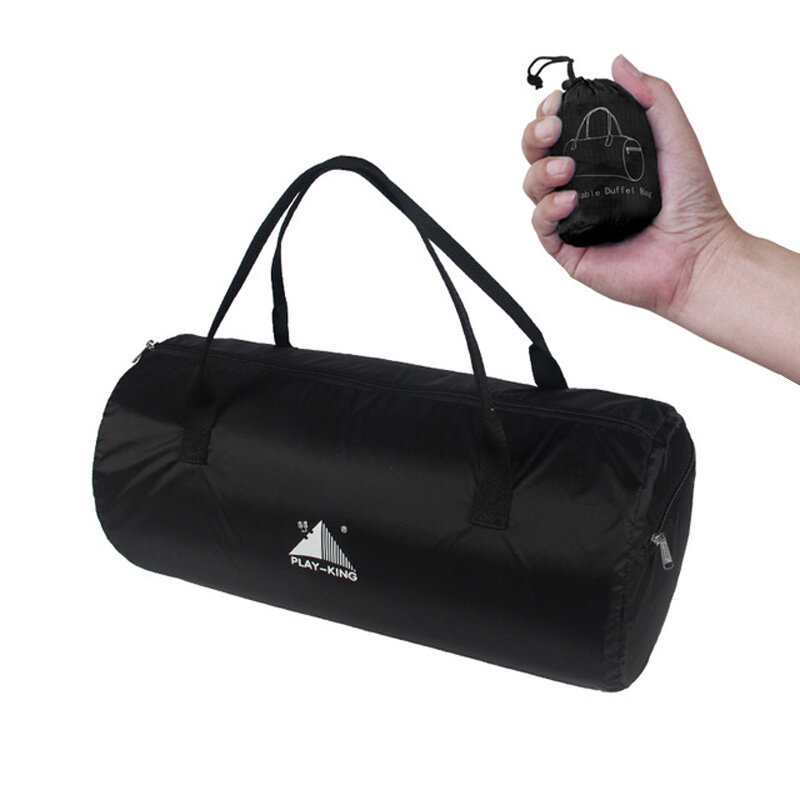 IPRee® حقيبة يد مطوية خفيفة الوزن مقاومة للماء من بوليستر بسعة 18 لترًا للتخييم والسفر في الهواء الطلق.