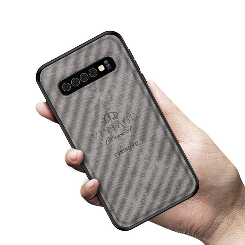 

Mofi 3D Кожа Противоударный Защитный Чехол Для Samsung Galaxy S10 Plus 6.4 дюймов