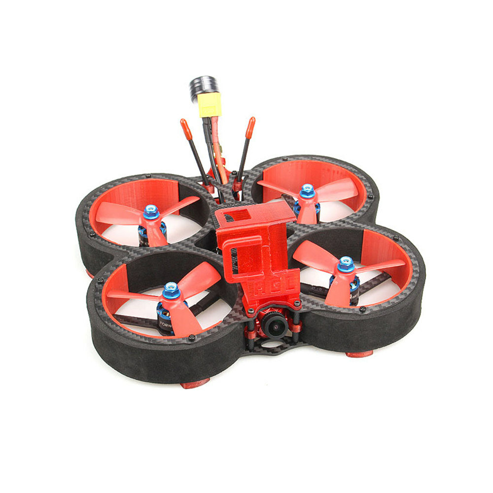HGLRC Veyron 3 136mm F4 ZEUS 35A ESC 3 Inch 4S / 6S Cinewhoop FPV Racing Drone PNP BNF w/ Caddx Ratel 1200TVL Camera