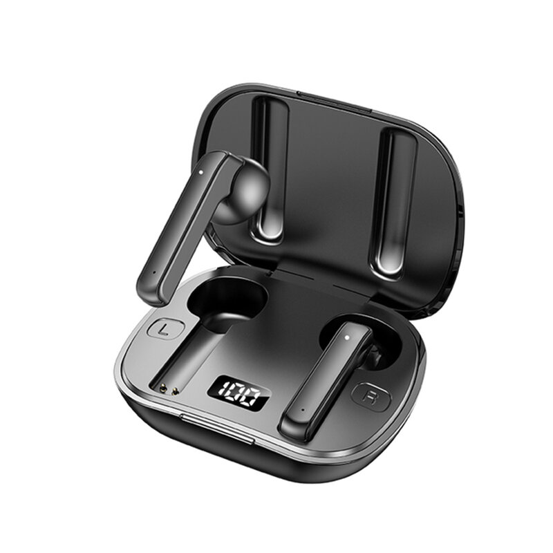 D9 TWS Bluetooth-oordopjes BT 5.0 Game Touch Control LED-display Draadloze hoofdtelefoon Lange leven