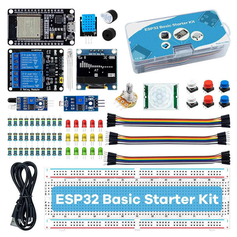 Basic Starter Kit for ESP32 ESP-32S WIFI IOT Development Board
