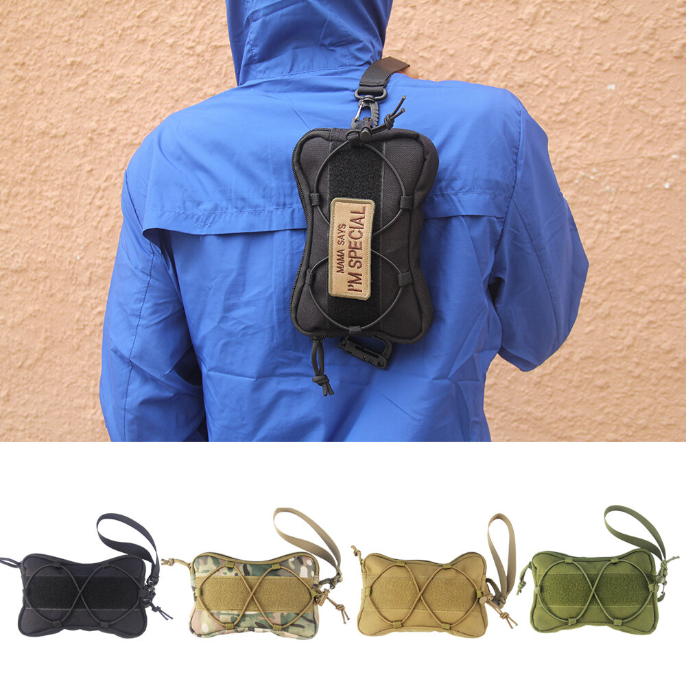 IPRee® Tactical EDC kézitáska vészhelyzeti túlélési katonai táska szabadtéri kemping utazási Molle táska