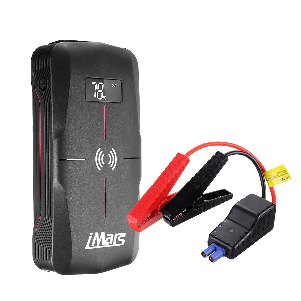 iMars J03 1300A 16000mAh Portable Car Jump Starter Emergency Battery Booster 10W...