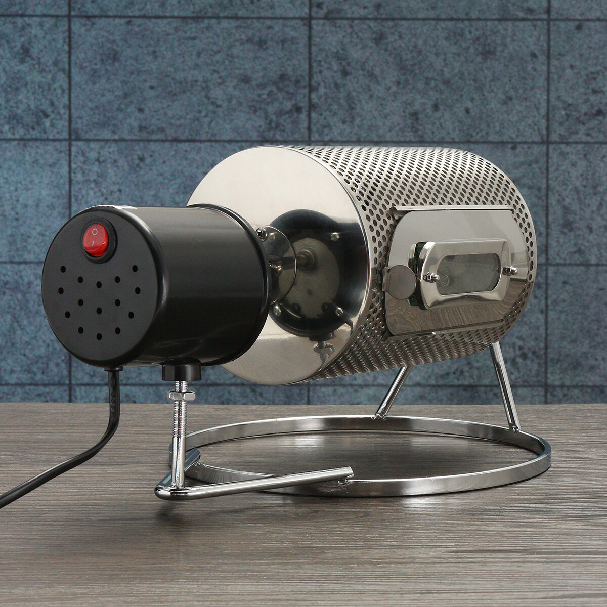JimusiJMS-007ステンレス鋼コーヒー焙煎機220V / 110V50KW電気ドライフルーツ揚げゴルトンボード