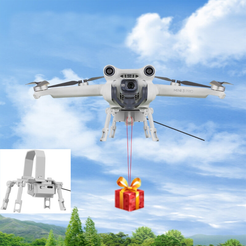 

YX Airdrop Air Drop System Дистанционный Thrower Transport Устройство для доставки подарков с увеличенным шасси для DJI