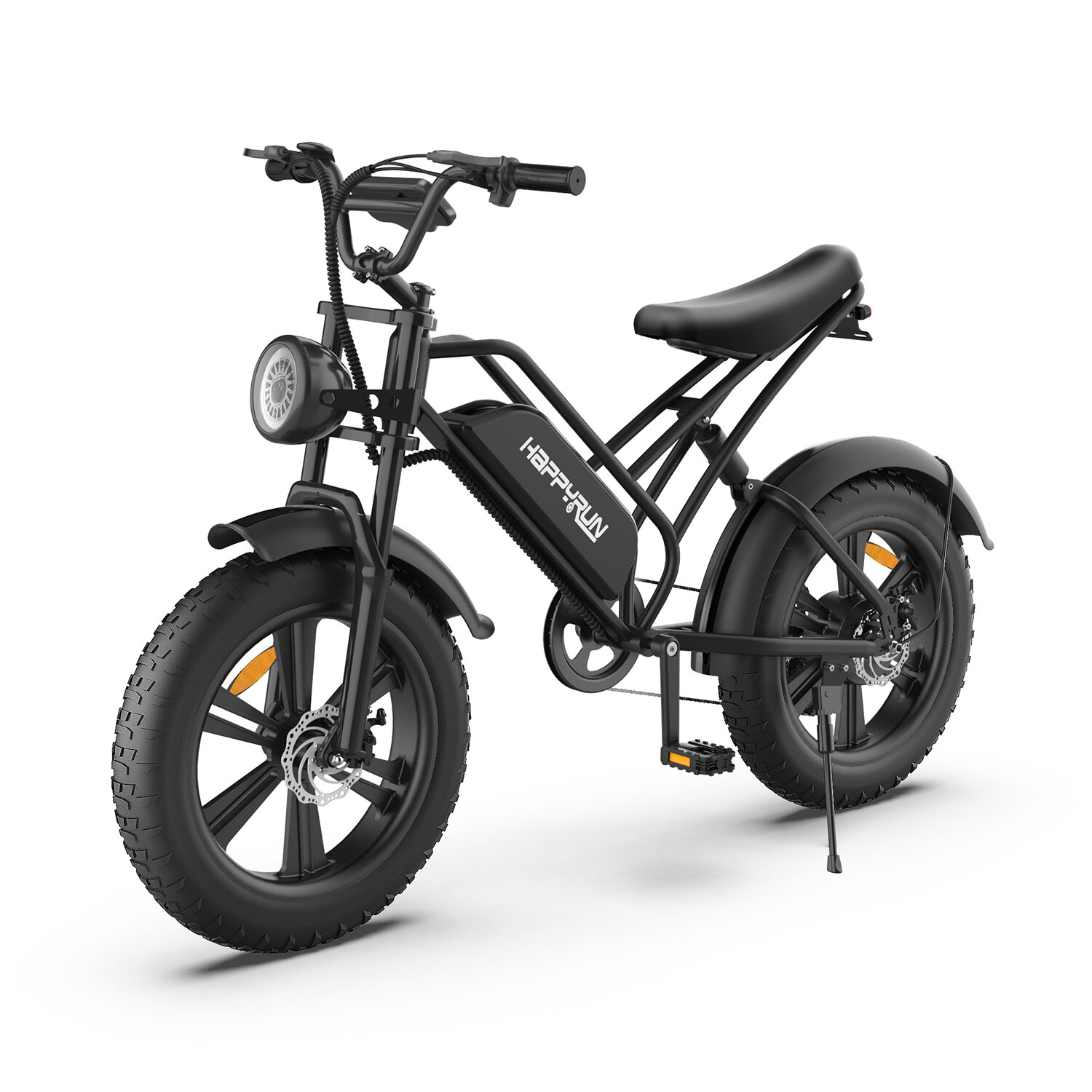 [US Direct] HAPPYRUN HR-G50 48V 18Ah 750W 20inch Electric Bicycle 110KM Mileage 120KG Payload IPX5 Electric Bike