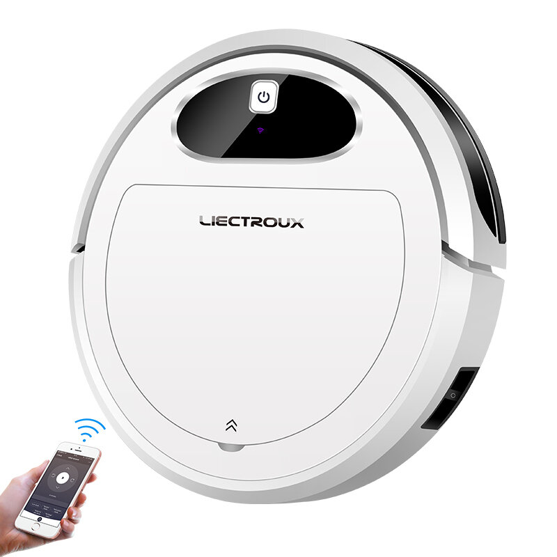 

LIECTROUX 11S Robot Vacuum Cleaner Sweeping Mopping 3000Pa Suction 2D Map Navigation 2600mAh Battery Life Wifi APP Contr