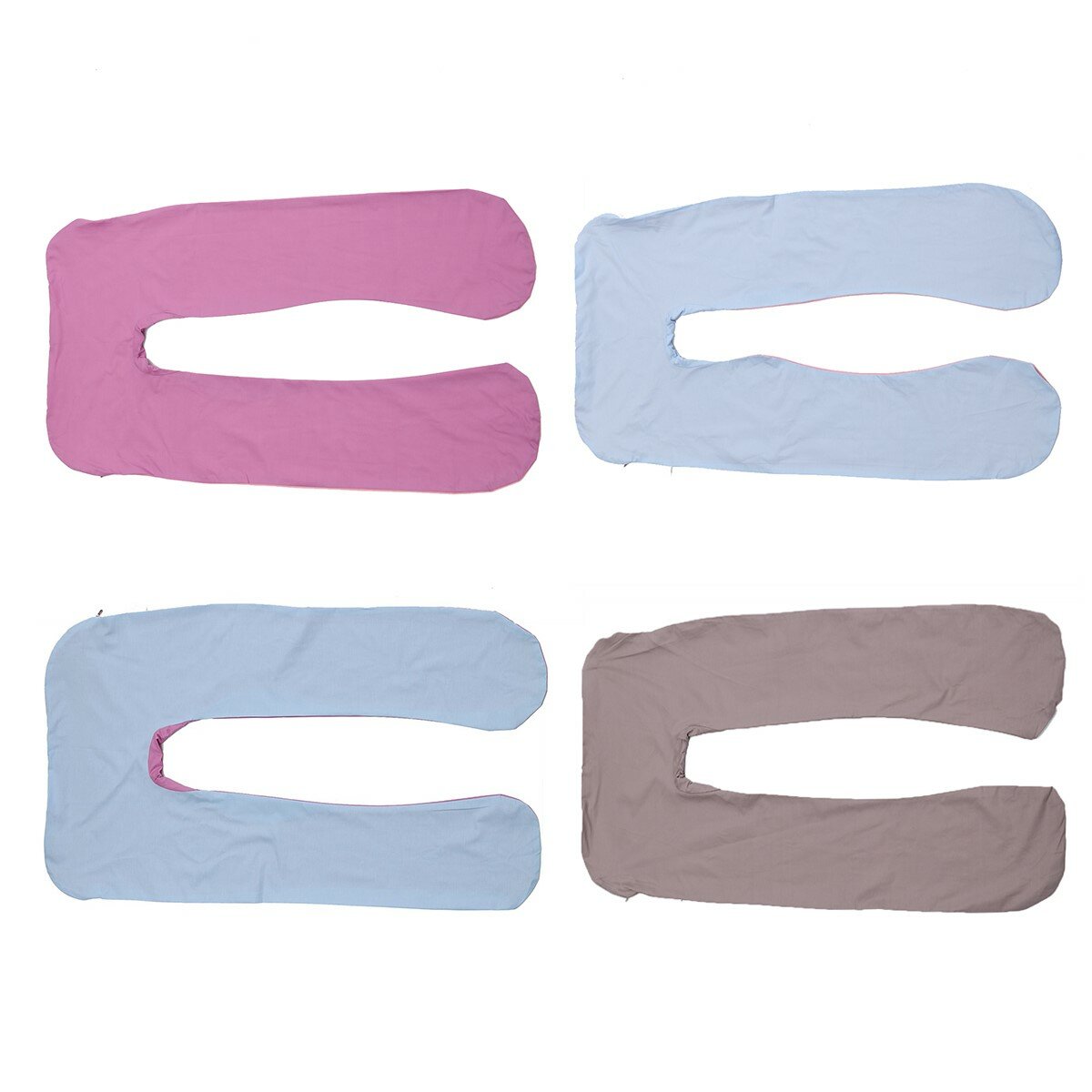 

70x130cm Multifunctional Pillow Case Support Sleeping Woman Pillow Cover Side Lying U-shaped Pillow Cotton Cushion Cover