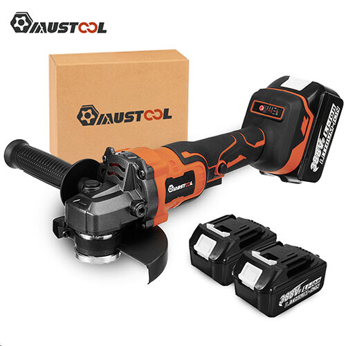 

MUSTOOL 1600W 388VF 125mm Rubber + ABS + Steel Rechargeable Lithium Battery Technology Brushless Angle Grinder