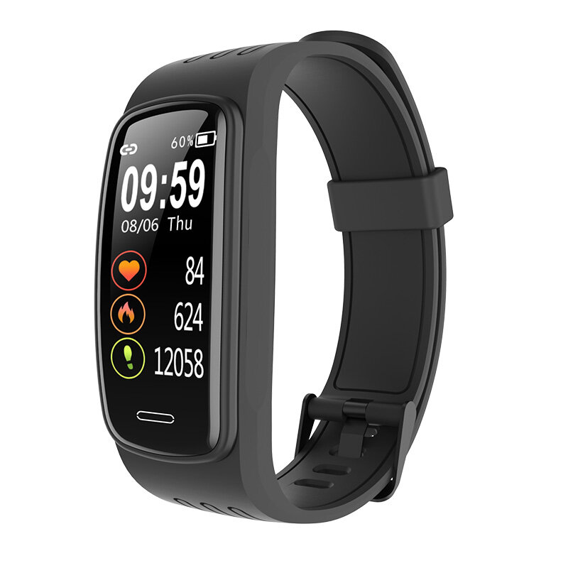 

CORN CB01 IP68 Waterproof SpO2 Heart Rate Blood Pressure Monitor Sport Route Track Weather Forecast Smart Watch
